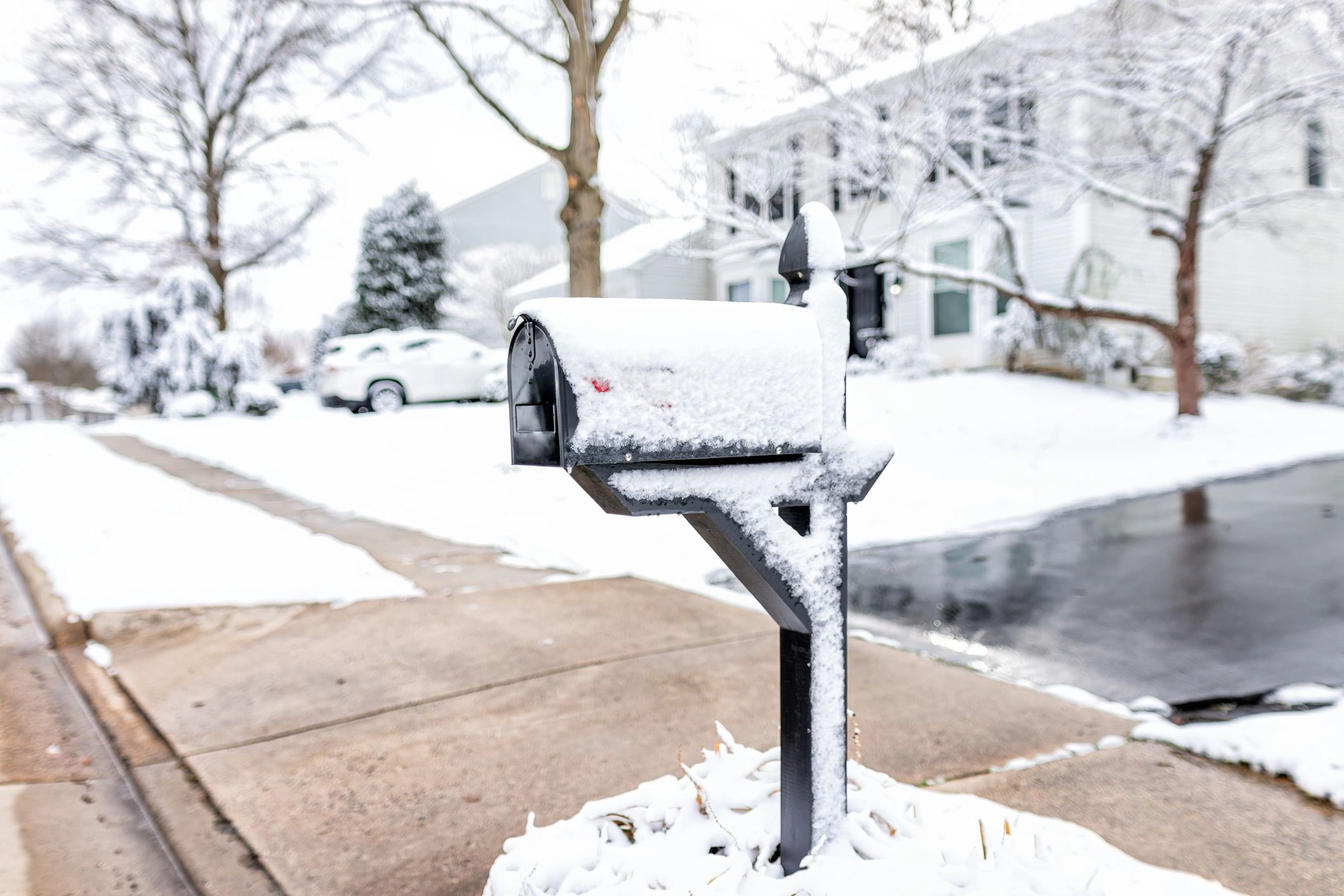 mailbox repair service winter snow