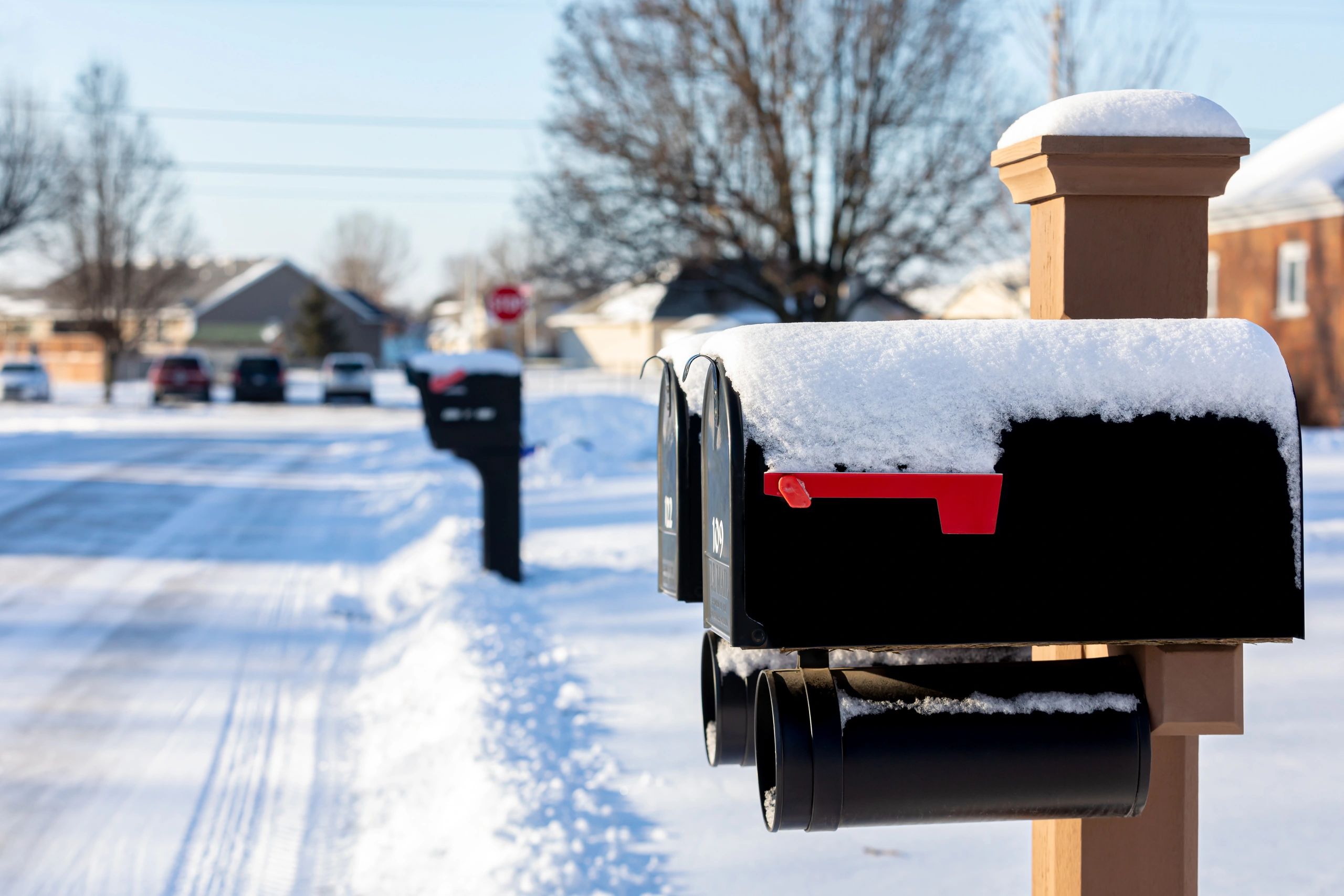 mailbox repair service winter snow